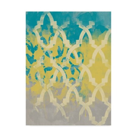 Trademark Fine Art Alonzo Saunders 'Yellow In The Middle Ii' Canvas Art, 14x19 WAG07975-C1419GG